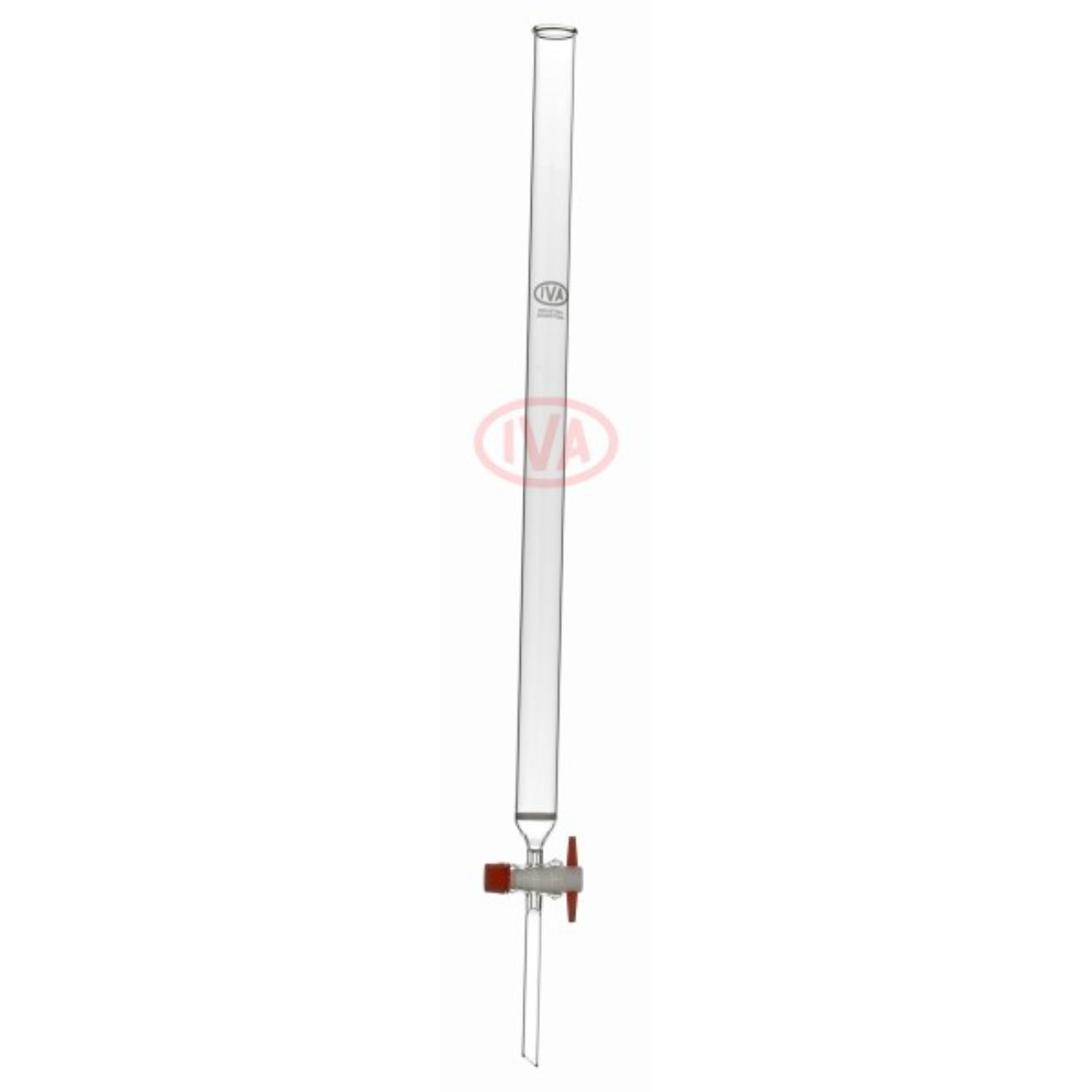 COLUMNAS PARA CROMATOGRAFIA CON LLAVE CON MACHO DE PTFE Y PLACA POROSA