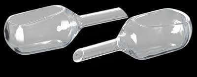 Cucharas de pesada de vidrio