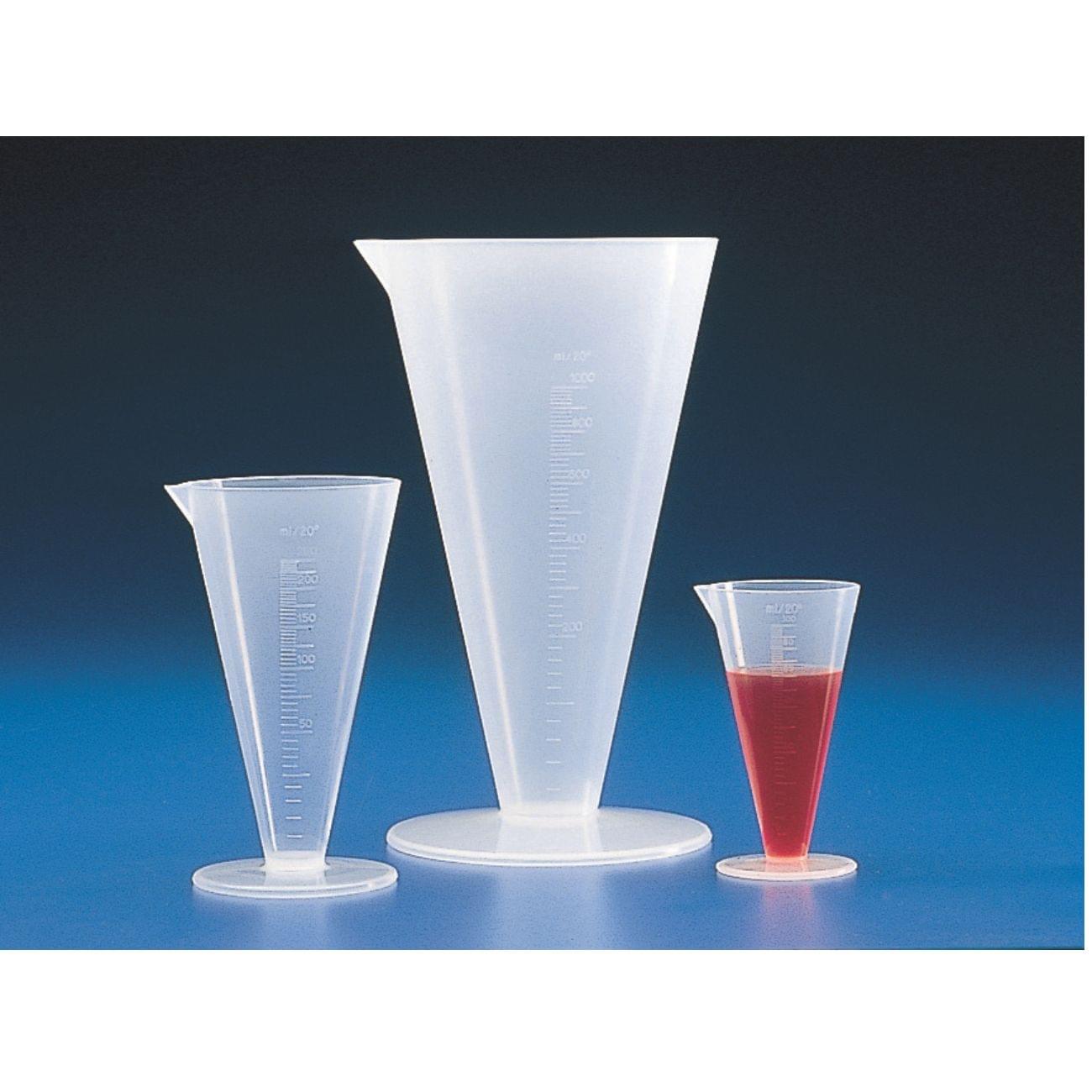 Vasos conicos graduados PP