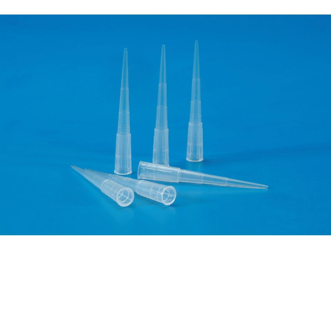 Puntas desechables para micropipetas automàticas    Capacidad 2-200