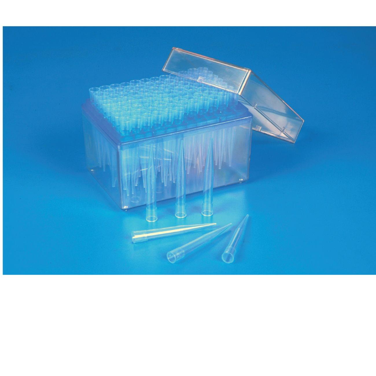 Cajas vacìas semitransparentes Capacidad 100-1000 ul