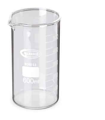 Vasos de precipitado graduados con pico forma alta Berzelius