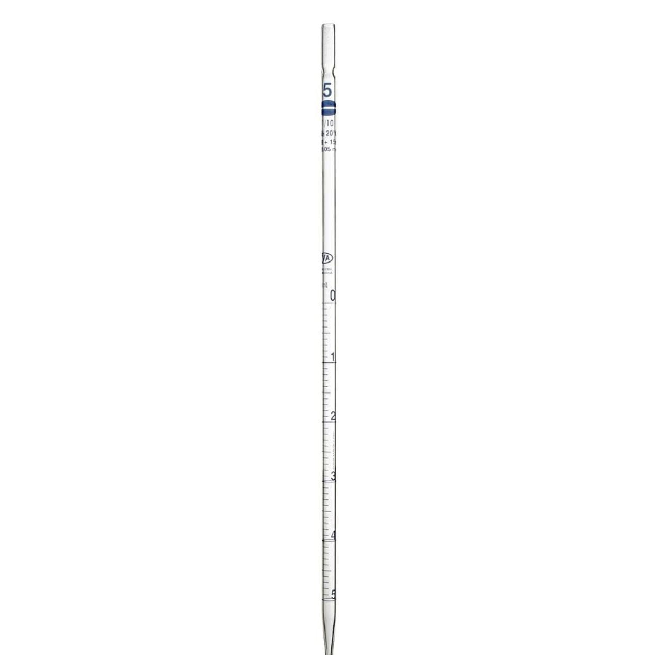 PIPETAS GRADUADAS TIPO MOHR CON CERTIFICADO DE LOTE